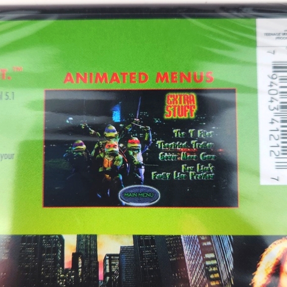 Teenage Mutant Ninja Turtles The Original Movie, Factory Sealed DVD - Picture 4 of 10